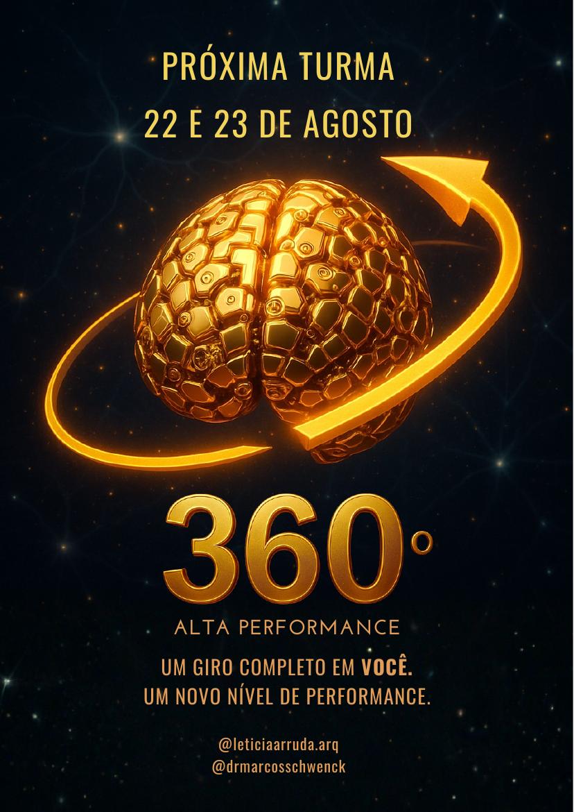 Alta Performance 360° — próxima turma 22 e 23 de agosto