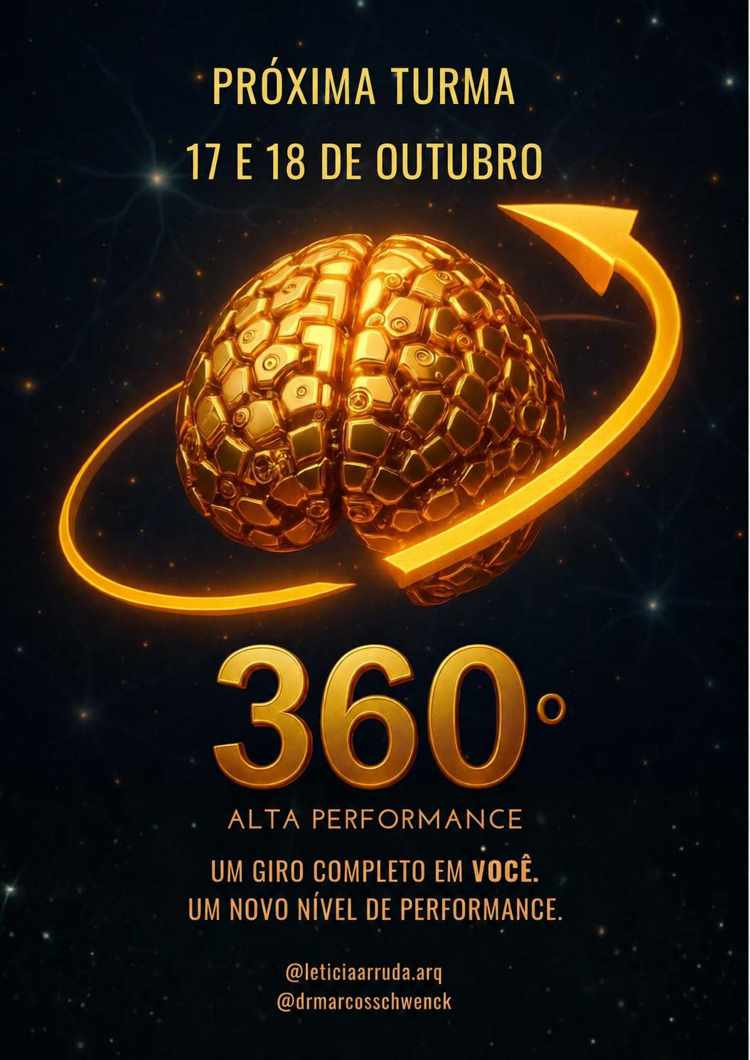 Alta Performance 360° — próxima turma 17 e 18 de outubro