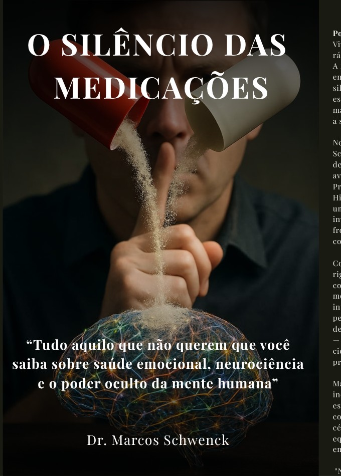 Capa do livro O Silêncio das Medicações, de Dr. Marcos Schwenck
